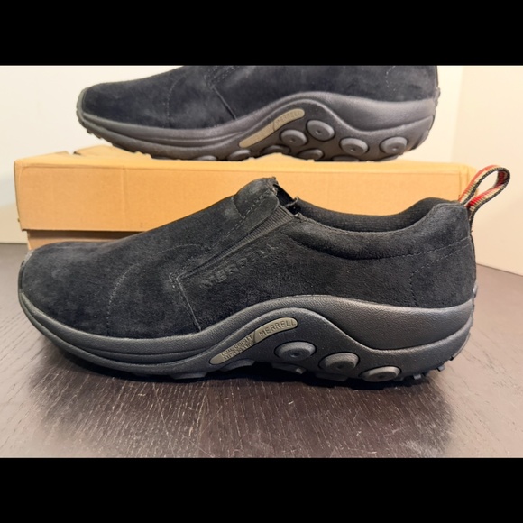 Merrell Jungle Moc Suede Slip On Shoes Midnight Mens 12M main image 16